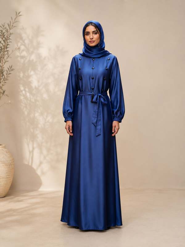 Royal Blue Grace Abaya